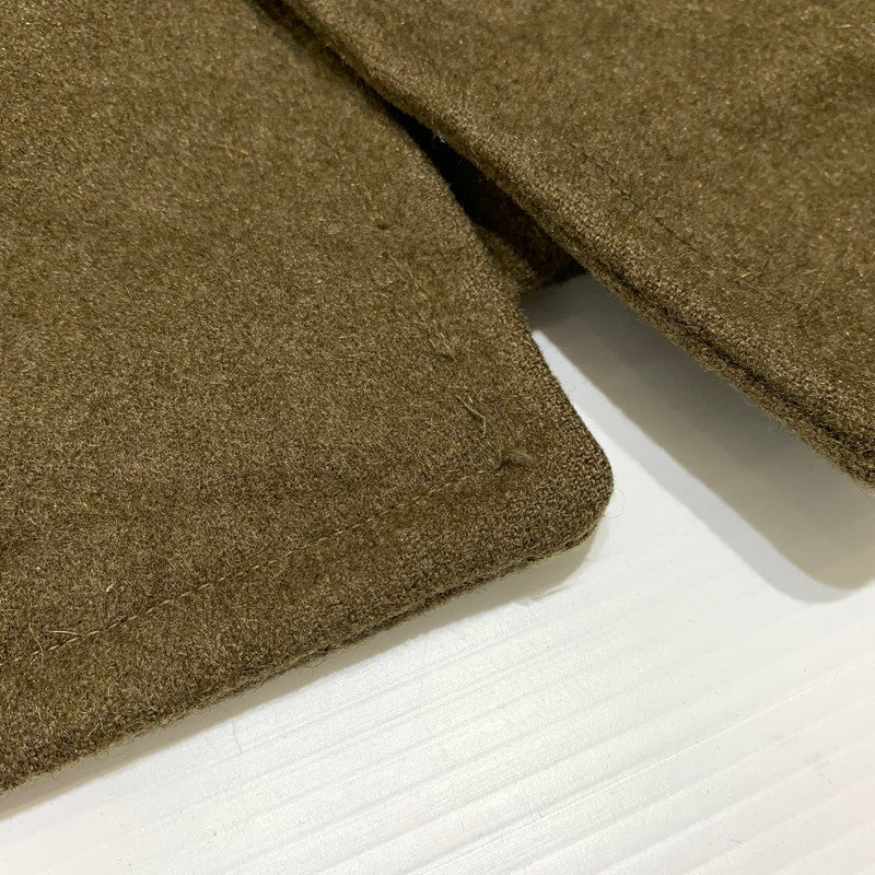【現状渡し品】【メンズ】 FRENCH ARMY フレンチアーミー GREAT COAT VINTAGE グレートコート アウター ヴィンテージ ミリタリージャケット 145-261001-ko-01-teih サイズ：32 カラー：カーキ系 万代Net店