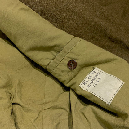 【現状渡し品】【メンズ】 FRENCH ARMY フレンチアーミー GREAT COAT VINTAGE グレートコート アウター ヴィンテージ ミリタリージャケット 145-261001-ko-01-teih サイズ：32 カラー：カーキ系 万代Net店
