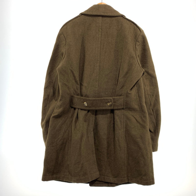 【現状渡し品】【メンズ】 FRENCH ARMY フレンチアーミー GREAT COAT VINTAGE グレートコート アウター ヴィンテージ ミリタリージャケット 145-261001-ko-01-teih サイズ：32 カラー：カーキ系 万代Net店