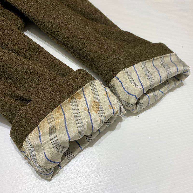 【現状渡し品】【メンズ】 FRENCH ARMY フレンチアーミー GREAT COAT VINTAGE グレートコート アウター ヴィンテージ ミリタリージャケット 145-261001-ko-01-teih サイズ：32 カラー：カーキ系 万代Net店
