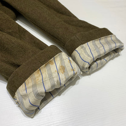 【現状渡し品】【メンズ】 FRENCH ARMY フレンチアーミー GREAT COAT VINTAGE グレートコート アウター ヴィンテージ ミリタリージャケット 145-261001-ko-01-teih サイズ：32 カラー：カーキ系 万代Net店