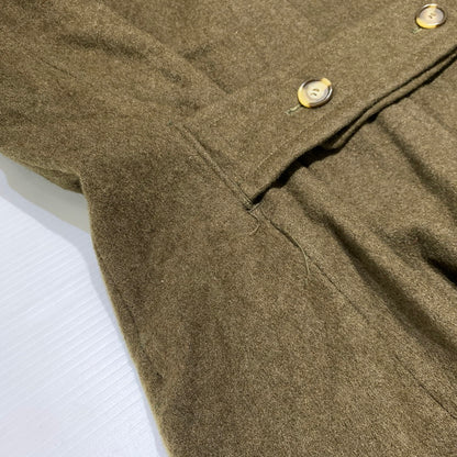 【現状渡し品】【メンズ】 FRENCH ARMY フレンチアーミー GREAT COAT VINTAGE グレートコート アウター ヴィンテージ ミリタリージャケット 145-261001-ko-01-teih サイズ：32 カラー：カーキ系 万代Net店