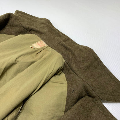 【現状渡し品】【メンズ】 FRENCH ARMY フレンチアーミー GREAT COAT VINTAGE グレートコート アウター ヴィンテージ ミリタリージャケット 145-261001-ko-01-teih サイズ：32 カラー：カーキ系 万代Net店