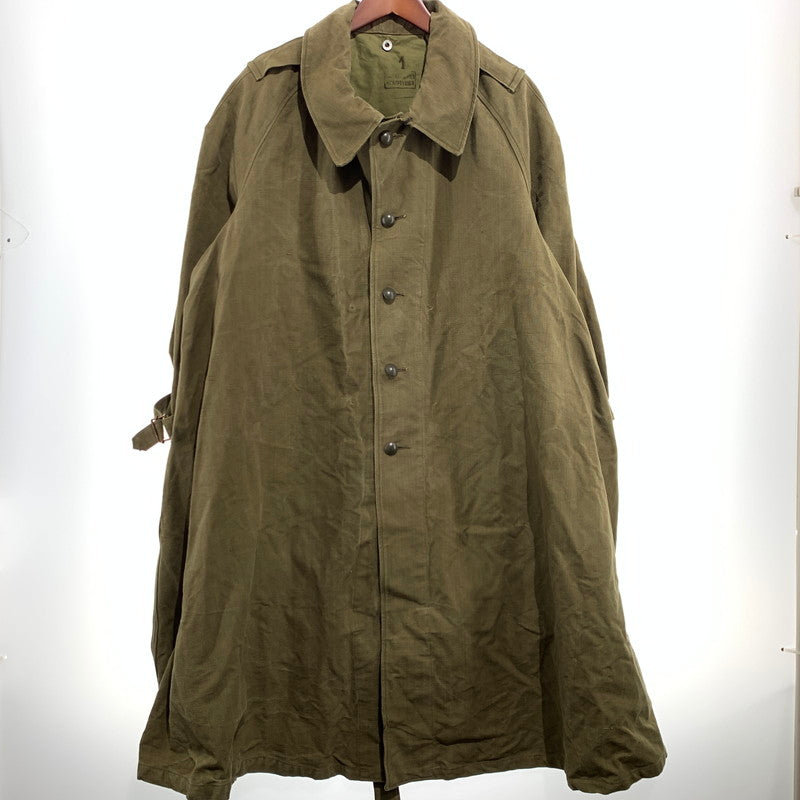 【中古品】【メンズ】 FRENCH MILITARY フレンチミリタリー M-35 MOTORCYCLE COAT VINTAGE モーターサイクル コート アウター ヴィンテージ ミリタリージャケット 145-261001-ko-02-teih サイズ：1 カラー：カーキ 万代Net店