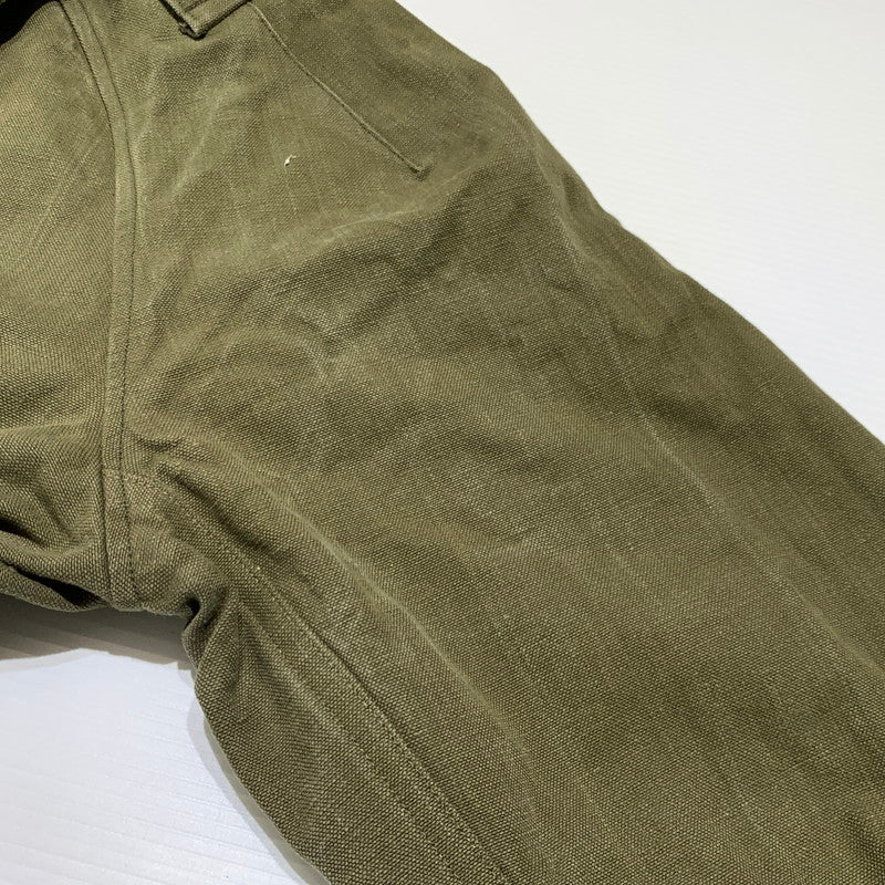 【中古品】【メンズ】 FRENCH MILITARY フレンチミリタリー M-35 MOTORCYCLE COAT VINTAGE モーターサイクル コート アウター ヴィンテージ ミリタリージャケット 145-261001-ko-02-teih サイズ：1 カラー：カーキ 万代Net店
