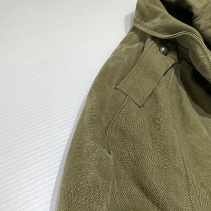 【中古品】【メンズ】 FRENCH MILITARY フレンチミリタリー M-35 MOTORCYCLE COAT VINTAGE モーターサイクル コート アウター ヴィンテージ ミリタリージャケット 145-261001-ko-02-teih サイズ：1 カラー：カーキ 万代Net店