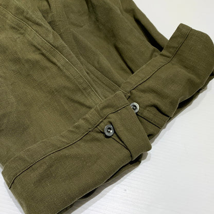 【中古品】【メンズ】 FRENCH MILITARY フレンチミリタリー M-35 MOTORCYCLE COAT VINTAGE モーターサイクル コート アウター ヴィンテージ ミリタリージャケット 145-261001-ko-02-teih サイズ：1 カラー：カーキ 万代Net店