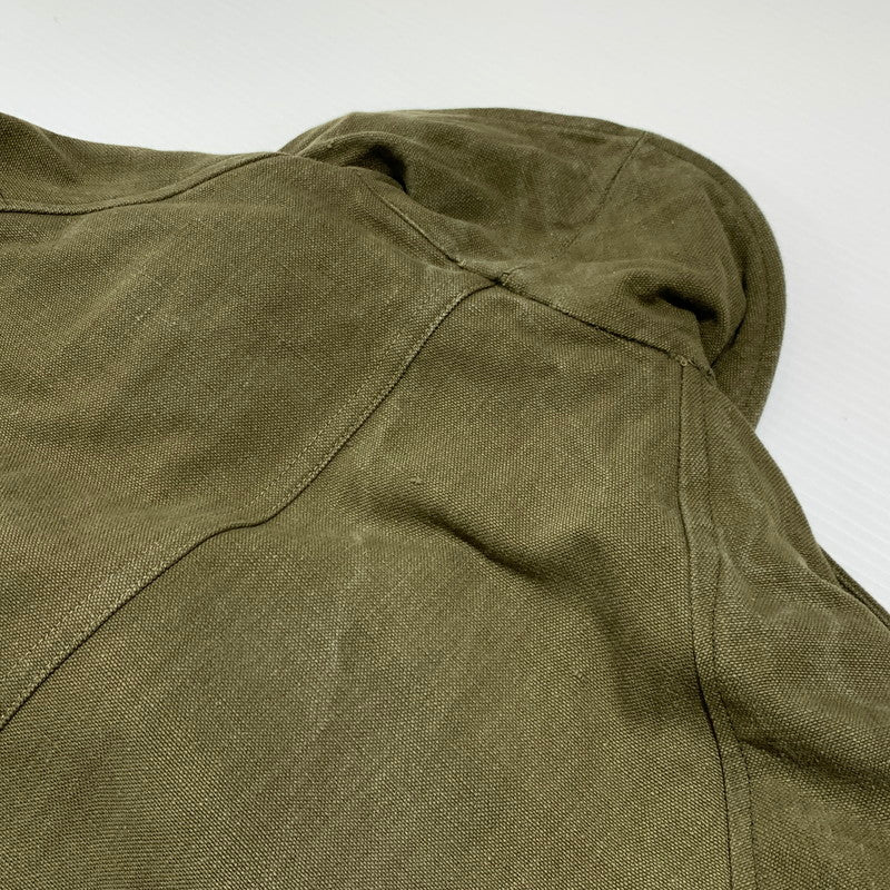 【中古品】【メンズ】 FRENCH MILITARY フレンチミリタリー M-35 MOTORCYCLE COAT VINTAGE モーターサイクル コート アウター ヴィンテージ ミリタリージャケット 145-261001-ko-02-teih サイズ：1 カラー：カーキ 万代Net店