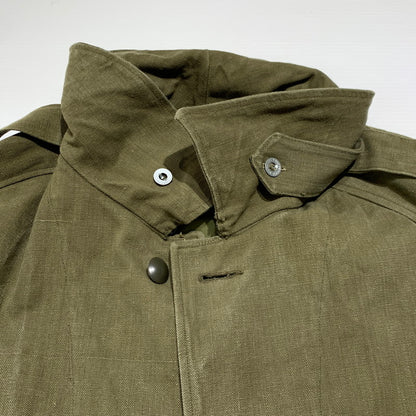 【中古品】【メンズ】 FRENCH MILITARY フレンチミリタリー M-35 MOTORCYCLE COAT VINTAGE モーターサイクル コート アウター ヴィンテージ ミリタリージャケット 145-261001-ko-02-teih サイズ：1 カラー：カーキ 万代Net店