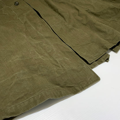 【中古品】【メンズ】 FRENCH MILITARY フレンチミリタリー M-35 MOTORCYCLE COAT VINTAGE モーターサイクル コート アウター ヴィンテージ ミリタリージャケット 145-261001-ko-02-teih サイズ：1 カラー：カーキ 万代Net店