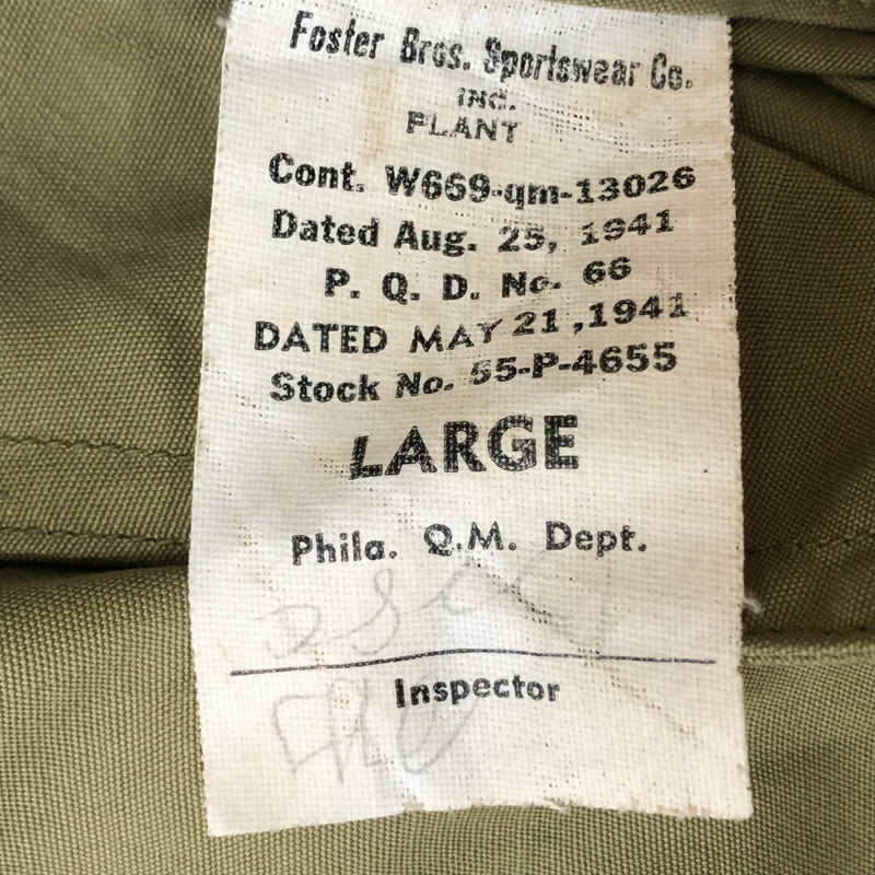 【現状渡し品】【メンズ】 U.S.ARMY アメリカ軍 40’s VINTAGE REVERSIBLE SNOW PARKA 40年代 ヴィンテージ リバーシブル スノーパーカ 145-260929-sa-33-teih サイズ：L カラー：カーキ 万代Net店