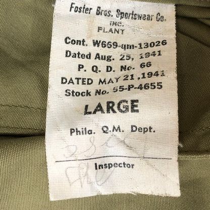 【現状渡し品】【メンズ】 U.S.ARMY アメリカ軍 40’s VINTAGE REVERSIBLE SNOW PARKA 40年代 ヴィンテージ リバーシブル スノーパーカ 145-260929-sa-33-teih サイズ：L カラー：カーキ 万代Net店