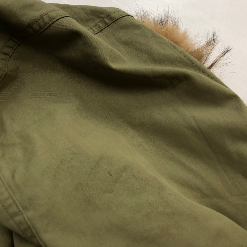 【現状渡し品】【メンズ】 U.S.ARMY アメリカ軍 40’s VINTAGE REVERSIBLE SNOW PARKA 40年代 ヴィンテージ リバーシブル スノーパーカ 145-260929-sa-33-teih サイズ：L カラー：カーキ 万代Net店