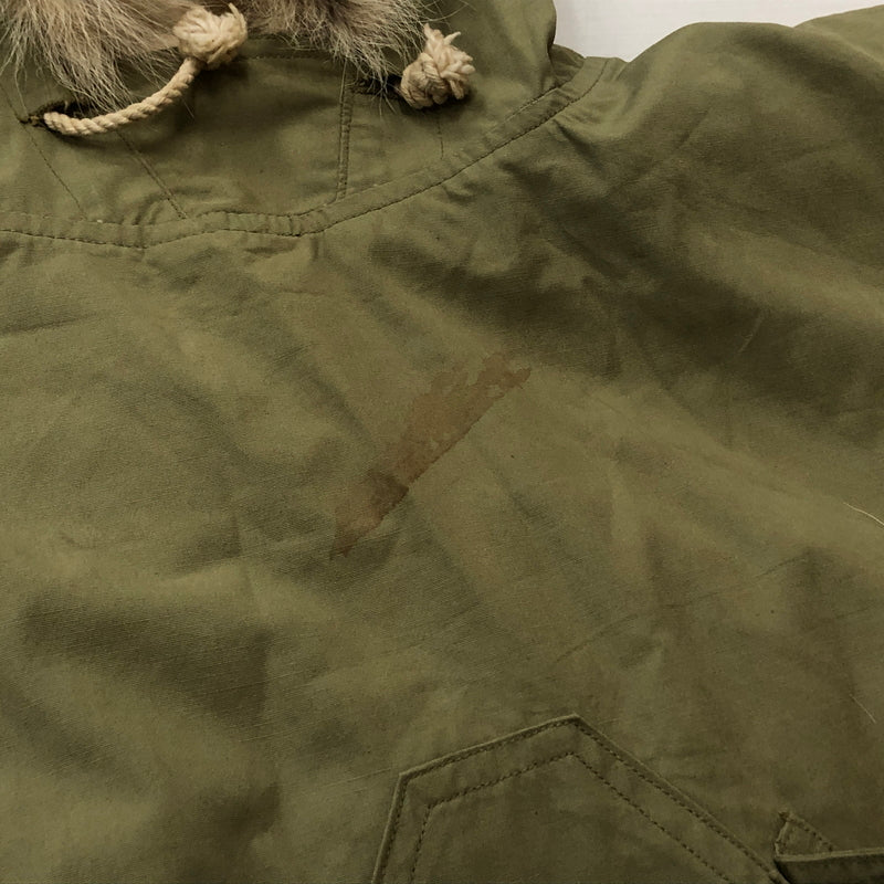 【現状渡し品】【メンズ】 U.S.ARMY アメリカ軍 40’s VINTAGE REVERSIBLE SNOW PARKA 40年代 ヴィンテージ リバーシブル スノーパーカ 145-260929-sa-33-teih サイズ：L カラー：カーキ 万代Net店