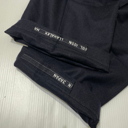 【中古品】【メンズ】 Polo by Ralph Lauren ポロバイラルフローレン WOOL SLACKS PANTS BMJ-PR NA0002 ウール スラックス パンツ ボトムス 158-260930-yo-06-teih サイズ：86 カラー：ネイビー 万代Net店