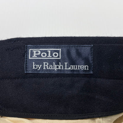 【中古品】【メンズ】 Polo by Ralph Lauren ポロバイラルフローレン WOOL SLACKS PANTS BMJ-PR NA0002 ウール スラックス パンツ ボトムス 158-260930-yo-06-teih サイズ：86 カラー：ネイビー 万代Net店