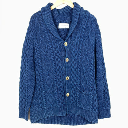 【中古品】【メンズ】 INVERALLAN インバーアラン SHAWL COLLAR CARDIGAN ショール カラー カーディガン 長袖 トップス 147-261004-sa-03-teih サイズ：不明 カラー：ブルー系 万代Net店