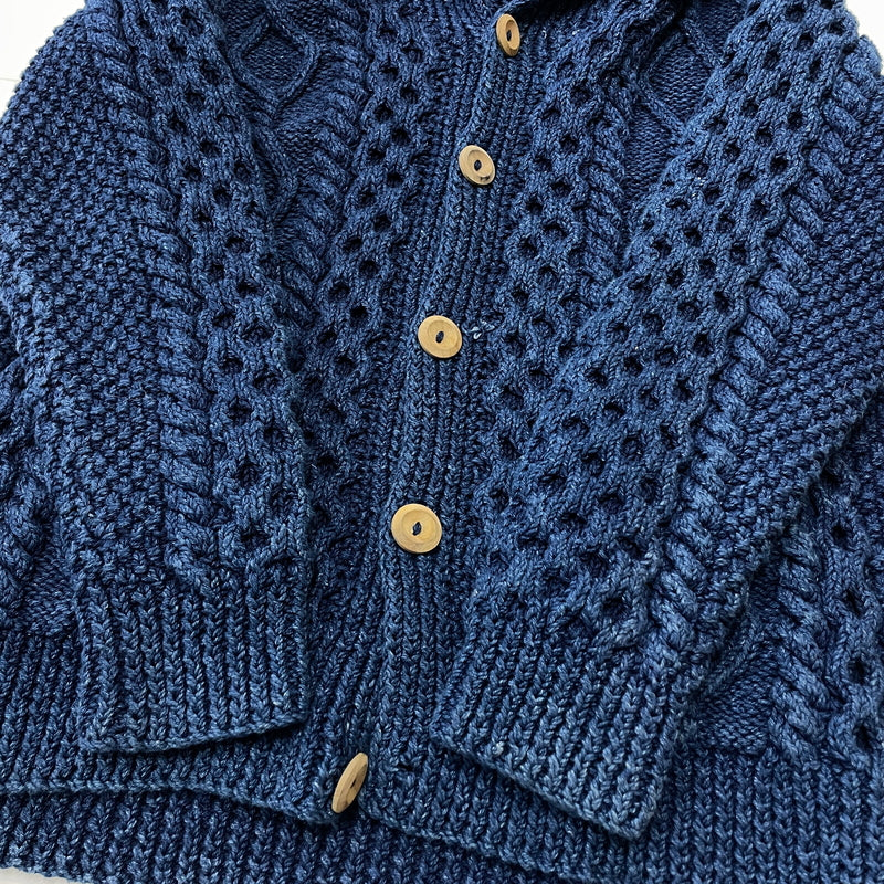 【中古品】【メンズ】 INVERALLAN インバーアラン SHAWL COLLAR CARDIGAN ショール カラー カーディガン 長袖 トップス 147-261004-sa-03-teih サイズ：不明 カラー：ブルー系 万代Net店