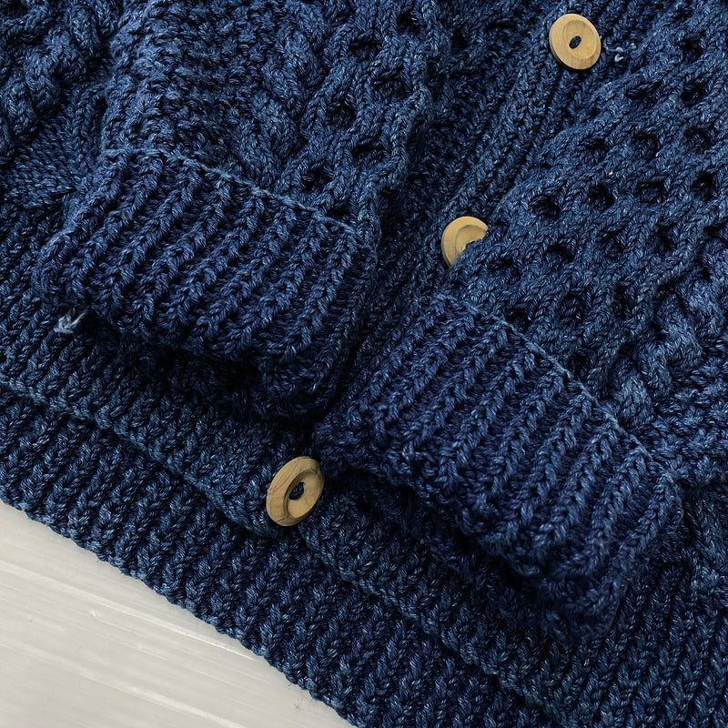 【中古品】【メンズ】 INVERALLAN インバーアラン SHAWL COLLAR CARDIGAN ショール カラー カーディガン 長袖 トップス 147-261004-sa-03-teih サイズ：不明 カラー：ブルー系 万代Net店