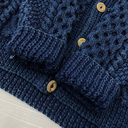 【中古品】【メンズ】 INVERALLAN インバーアラン SHAWL COLLAR CARDIGAN ショール カラー カーディガン 長袖 トップス 147-261004-sa-03-teih サイズ：不明 カラー：ブルー系 万代Net店