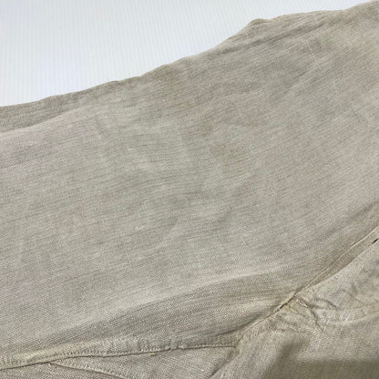 【現状渡し品】【メンズ】 FRENCH MILITARY フランス軍 LINEN BOURGERON TROUSERS PANTS VINTAGE リネン ボージョン トラウザーズ パンツ ボトムス ヴィンテージ 156-260930-yo-05-teih サイズ：不明 カラー：アイボリー系 万代Net店