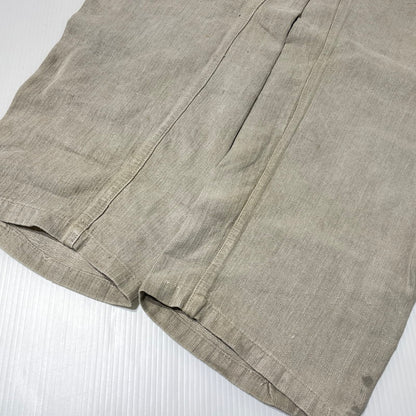 【現状渡し品】【メンズ】 FRENCH MILITARY フランス軍 LINEN BOURGERON TROUSERS PANTS VINTAGE リネン ボージョン トラウザーズ パンツ ボトムス ヴィンテージ 156-260930-yo-05-teih サイズ：不明 カラー：アイボリー系 万代Net店