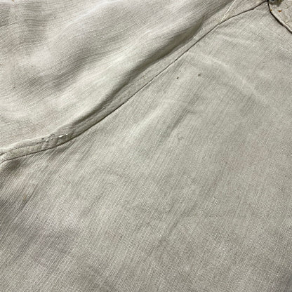 【現状渡し品】【メンズ】 FRENCH MILITARY フランス軍 LINEN BOURGERON TROUSERS PANTS VINTAGE リネン ボージョン トラウザーズ パンツ ボトムス ヴィンテージ 156-260930-yo-05-teih サイズ：不明 カラー：アイボリー系 万代Net店