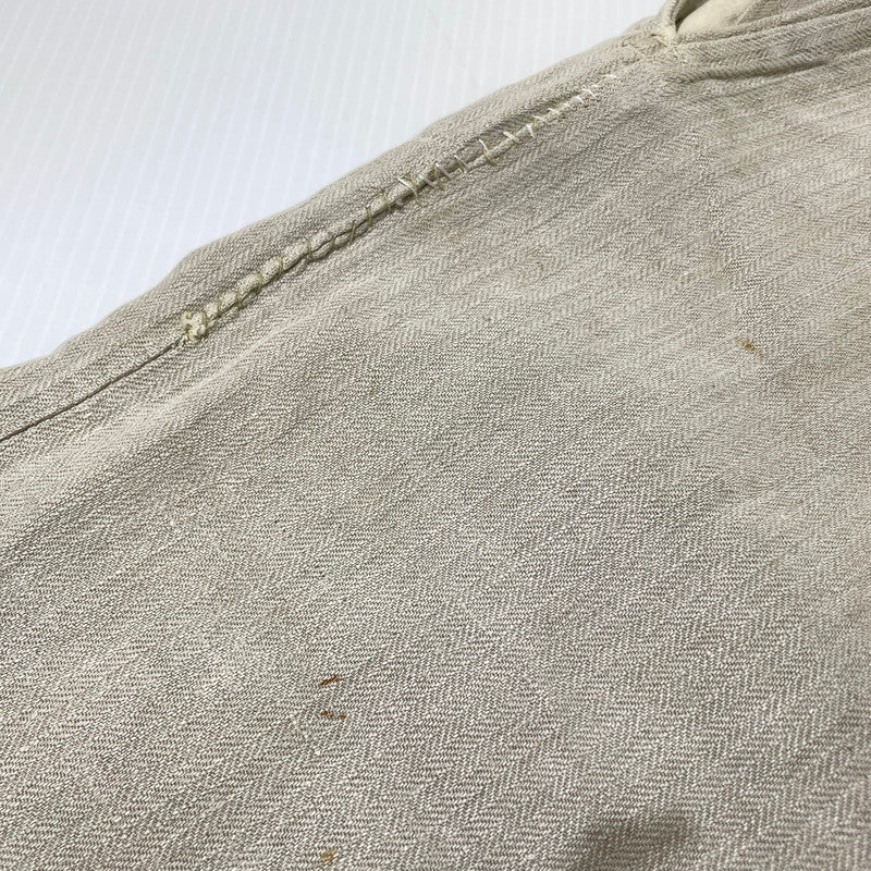 【現状渡し品】【メンズ】 FRENCH MILITARY フランス軍 LINEN BOURGERON TROUSERS PANTS VINTAGE リネン ボージョン トラウザーズ パンツ ボトムス ヴィンテージ 156-260930-yo-05-teih サイズ：不明 カラー：アイボリー系 万代Net店