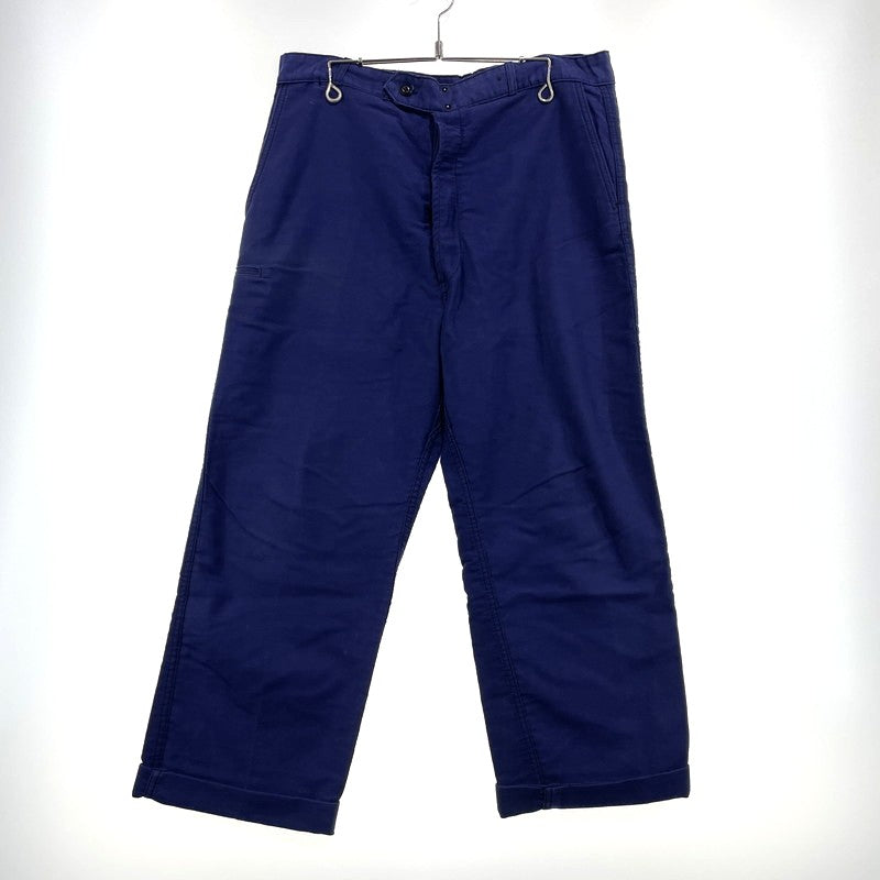 【中古品】【メンズ】 ADOLPHE LAFONT アドルフラフォン 60～70's WORK PANTS MADE IN FRANCE VINTAGE 60～70年代 ワークパンツ ボトムス フランス製 ヴィンテージ 156-260930-yo-07-teih サイズ：48 カラー：ネイビー 万代Net店