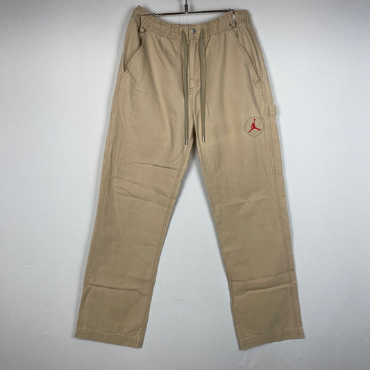 【中古品】【メンズ】 NIKE ナイキ × TRAVIS SCOTT トラビス スコット 別注コラボ 21SS CANVAS PANT DD4779-201 2021年春夏 キャンパス パンツ ボトムス 159-261004-sa-07-teih サイズ：M カラー：ベージュ 万代Net店