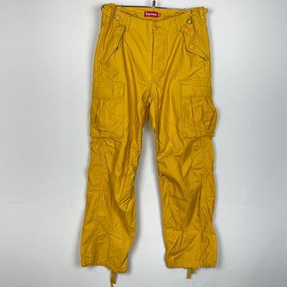 【現状渡し品】【メンズ】 SUPREME シュプリーム CARGO PANT DUSTY GOLD カーゴ パンツ ダスティ ゴールド ボトムス 149-261004-sa-09-teih サイズ：30 カラー：イエロー 万代Net店