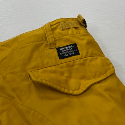 【現状渡し品】【メンズ】 SUPREME シュプリーム CARGO PANT DUSTY GOLD カーゴ パンツ ダスティ ゴールド ボトムス 149-261004-sa-09-teih サイズ：30 カラー：イエロー 万代Net店