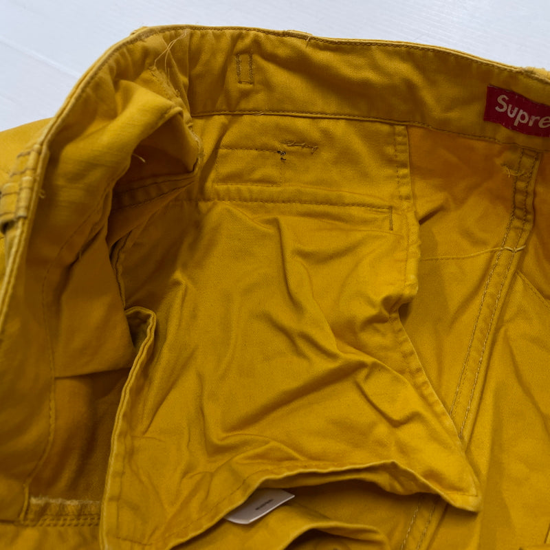 【現状渡し品】【メンズ】 SUPREME シュプリーム CARGO PANT DUSTY GOLD カーゴ パンツ ダスティ ゴールド ボトムス 149-261004-sa-09-teih サイズ：30 カラー：イエロー 万代Net店