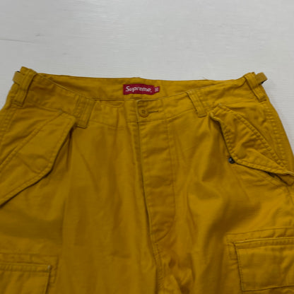 【現状渡し品】【メンズ】 SUPREME シュプリーム CARGO PANT DUSTY GOLD カーゴ パンツ ダスティ ゴールド ボトムス 149-261004-sa-09-teih サイズ：30 カラー：イエロー 万代Net店