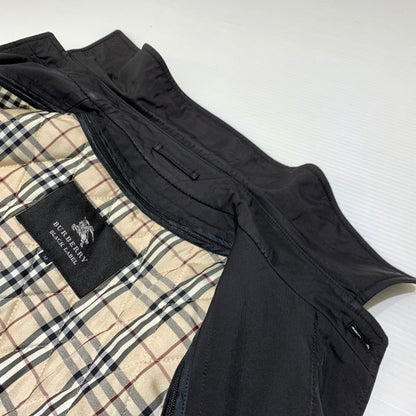 【中古品】【メンズ】 BURBERRY BLACK LABEL バーバリーブラックレーベル BALMACAAN COAT BMA09-705-09 ステンカラーコート アウター ライナー付きジャケット 141-261001-ko-13-teih サイズ：M カラー：ブラック 万代Net店