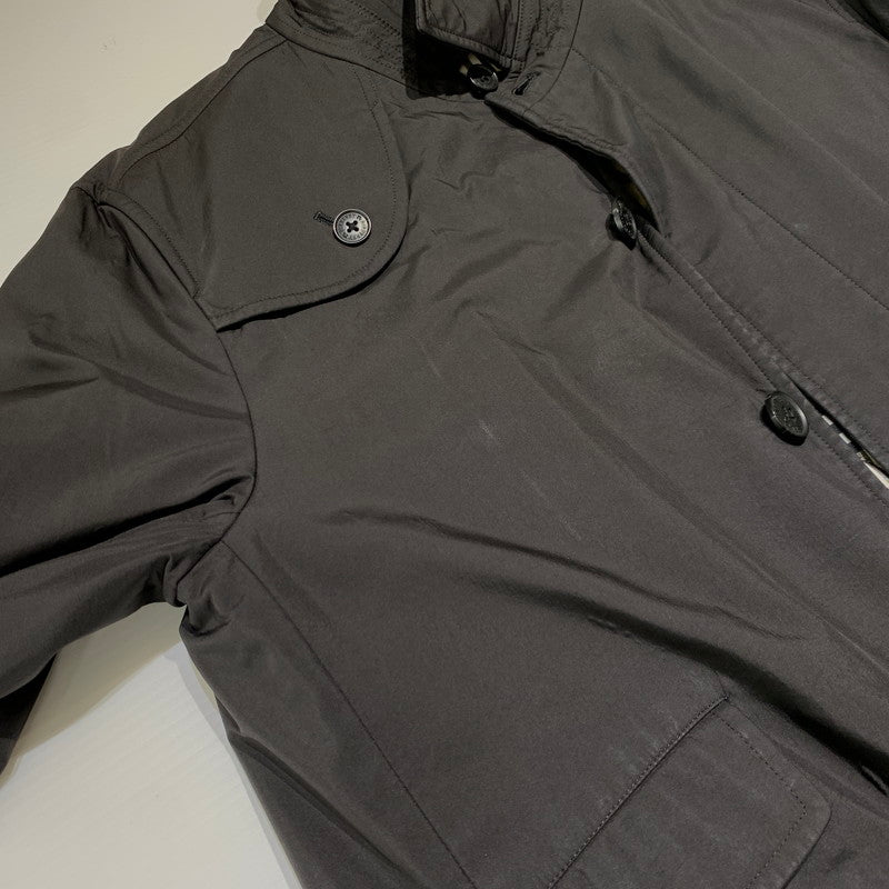 【中古品】【メンズ】 BURBERRY BLACK LABEL バーバリーブラックレーベル BALMACAAN COAT BMA09-705-09 ステンカラーコート アウター ライナー付きジャケット 141-261001-ko-13-teih サイズ：M カラー：ブラック 万代Net店