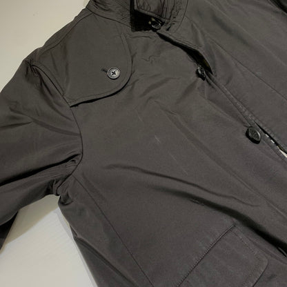 【中古品】【メンズ】 BURBERRY BLACK LABEL バーバリーブラックレーベル BALMACAAN COAT BMA09-705-09 ステンカラーコート アウター ライナー付きジャケット 141-261001-ko-13-teih サイズ：M カラー：ブラック 万代Net店