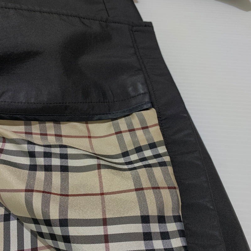 【中古品】【メンズ】 BURBERRY BLACK LABEL バーバリーブラックレーベル BALMACAAN COAT BMA09-705-09 ステンカラーコート アウター ライナー付きジャケット 141-261001-ko-13-teih サイズ：M カラー：ブラック 万代Net店