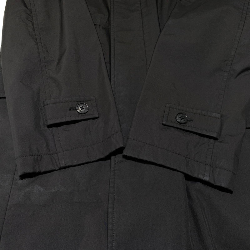 【中古品】【メンズ】 BURBERRY BLACK LABEL バーバリーブラックレーベル BALMACAAN COAT BMA09-705-09 ステンカラーコート アウター ライナー付きジャケット 141-261001-ko-13-teih サイズ：M カラー：ブラック 万代Net店