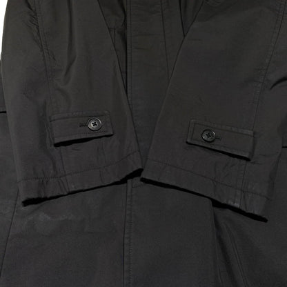 【中古品】【メンズ】 BURBERRY BLACK LABEL バーバリーブラックレーベル BALMACAAN COAT BMA09-705-09 ステンカラーコート アウター ライナー付きジャケット 141-261001-ko-13-teih サイズ：M カラー：ブラック 万代Net店