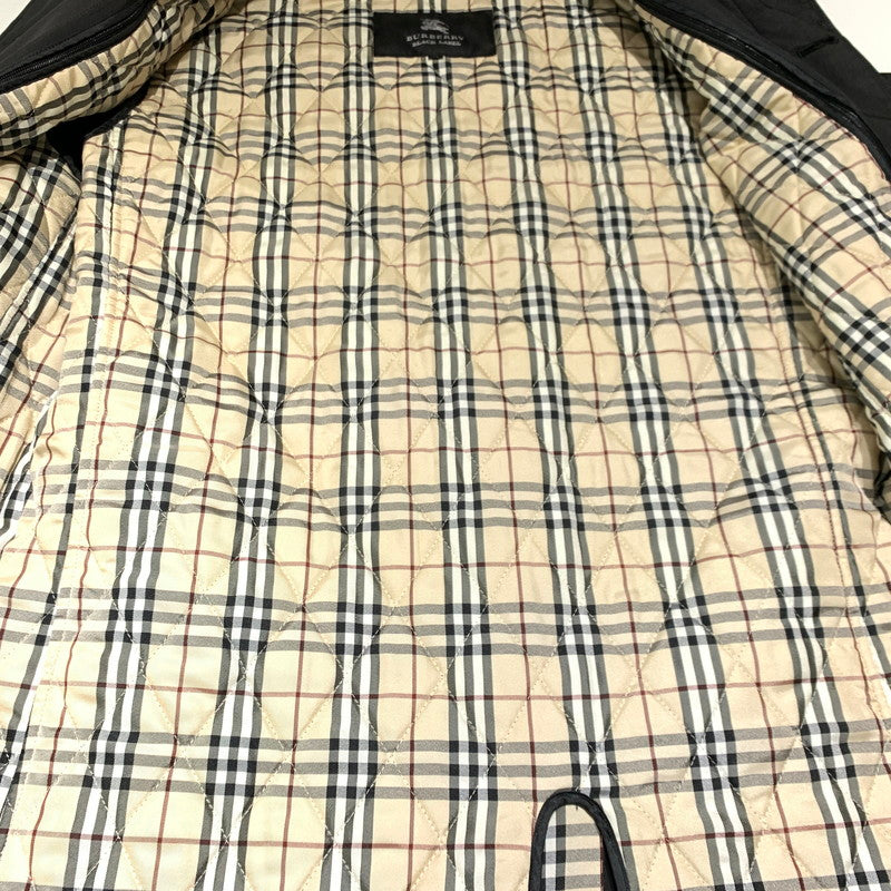 【中古品】【メンズ】 BURBERRY BLACK LABEL バーバリーブラックレーベル BALMACAAN COAT BMA09-705-09 ステンカラーコート アウター ライナー付きジャケット 141-261001-ko-13-teih サイズ：M カラー：ブラック 万代Net店