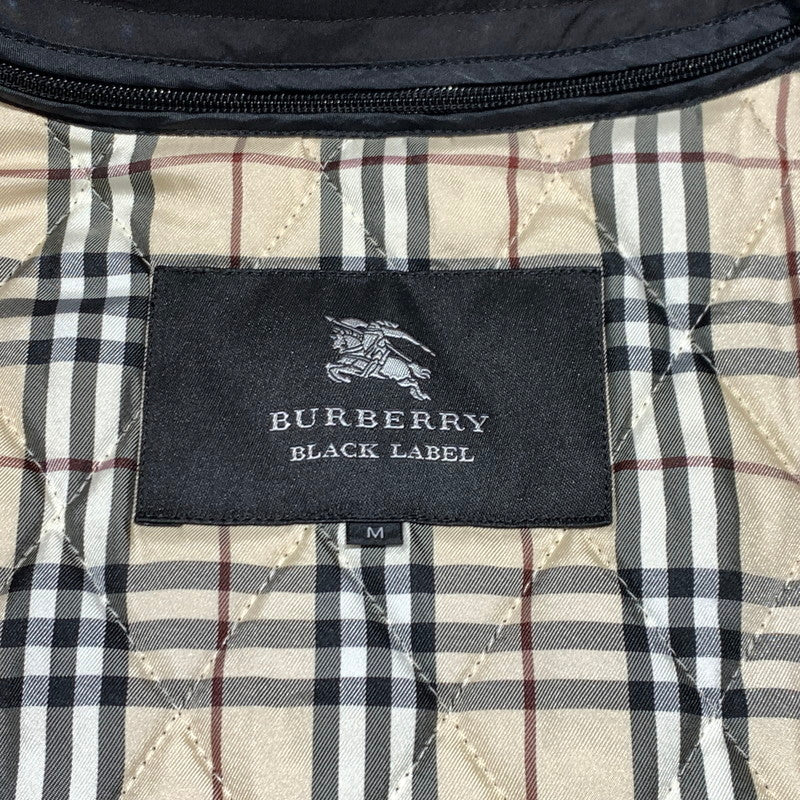【中古品】【メンズ】 BURBERRY BLACK LABEL バーバリーブラックレーベル BALMACAAN COAT BMA09-705-09 ステンカラーコート アウター ライナー付きジャケット 141-261001-ko-13-teih サイズ：M カラー：ブラック 万代Net店