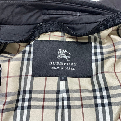 【中古品】【メンズ】 BURBERRY BLACK LABEL バーバリーブラックレーベル BALMACAAN COAT BMA09-705-09 ステンカラーコート アウター ライナー付きジャケット 141-261001-ko-13-teih サイズ：M カラー：ブラック 万代Net店