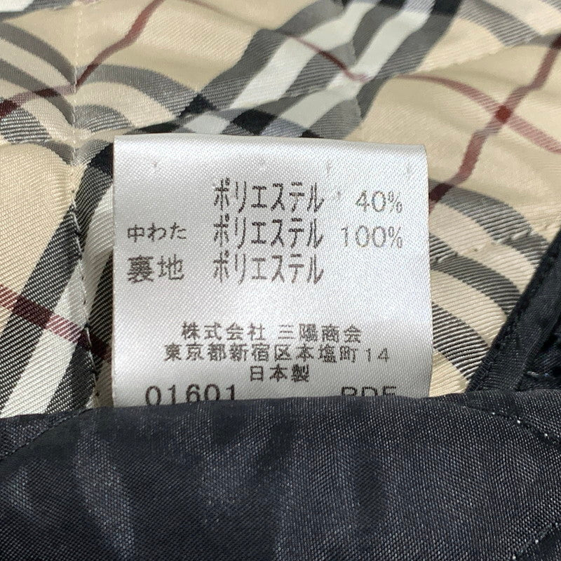 【中古品】【メンズ】 BURBERRY BLACK LABEL バーバリーブラックレーベル BALMACAAN COAT BMA09-705-09 ステンカラーコート アウター ライナー付きジャケット 141-261001-ko-13-teih サイズ：M カラー：ブラック 万代Net店