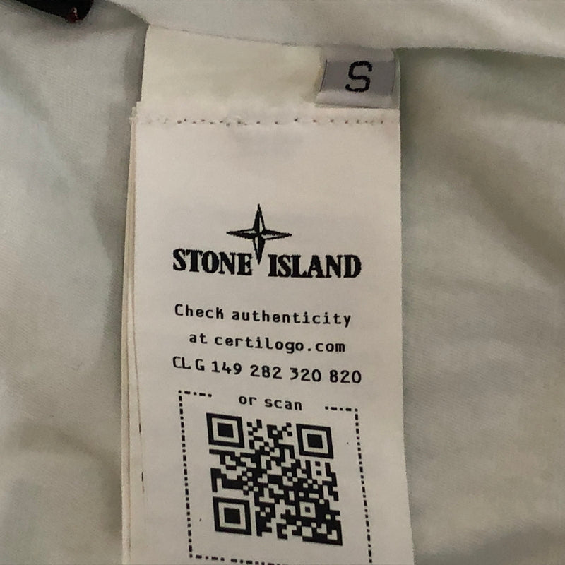 【中古品】【メンズ】 STONE ISLAND ストーンアイランド GARMENT LOGOPATCH BLOUSON PARKA 751541928 ガーメントダイ ロゴパッチ ブルゾン パーカー アウター 中綿入り 141-260929-sa-27-teih サイズ：S カラー：ライトグリーン 万代Net店