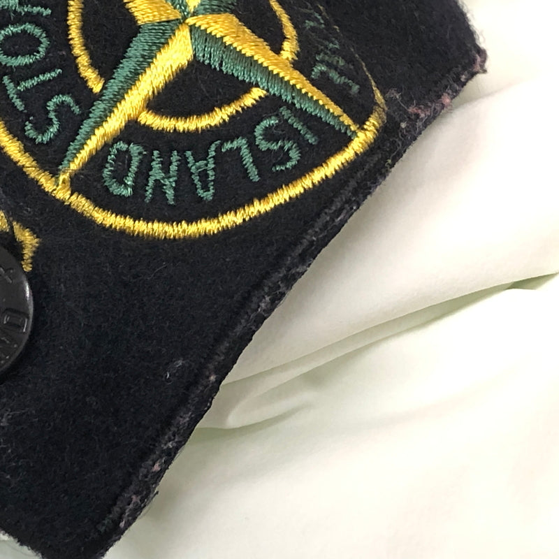 【中古品】【メンズ】 STONE ISLAND ストーンアイランド GARMENT LOGOPATCH BLOUSON PARKA 751541928 ガーメントダイ ロゴパッチ ブルゾン パーカー アウター 中綿入り 141-260929-sa-27-teih サイズ：S カラー：ライトグリーン 万代Net店