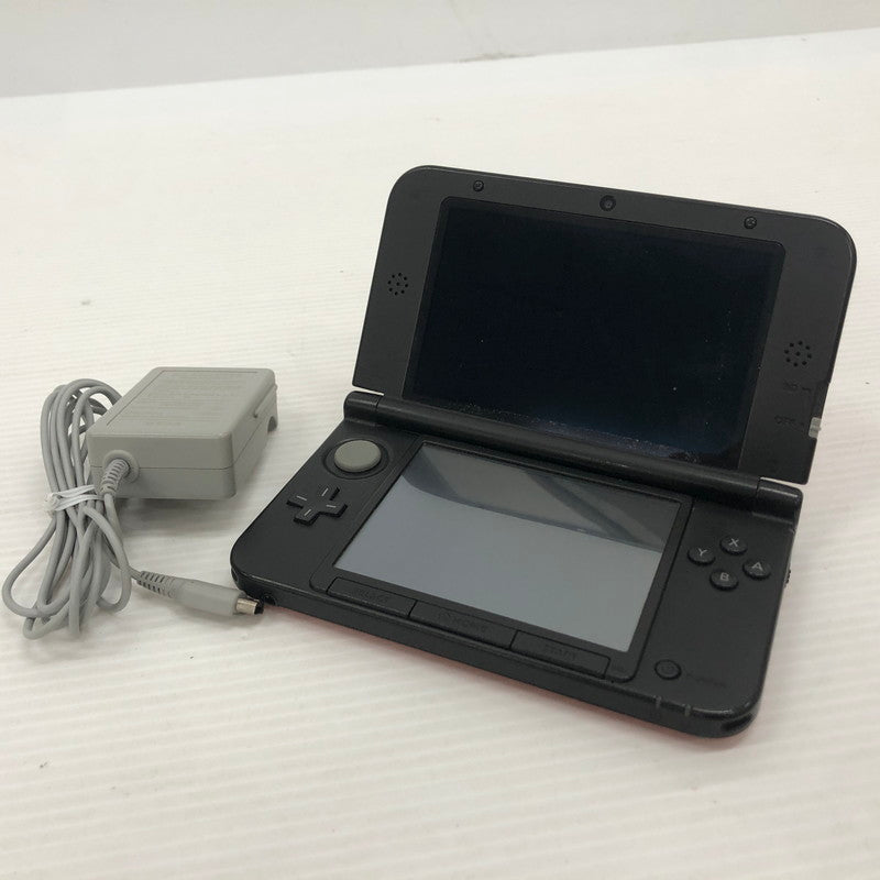 【中古品】 Nintendo 3DS LL レッド×ブラック 動作確認済み タッチペン欠品 023-261001-ns-02-teih 万代Net店