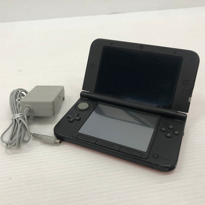 【中古品】 Nintendo 3DS LL レッド×ブラック 動作確認済み タッチペン欠品 023-261001-ns-02-teih 万代Net店