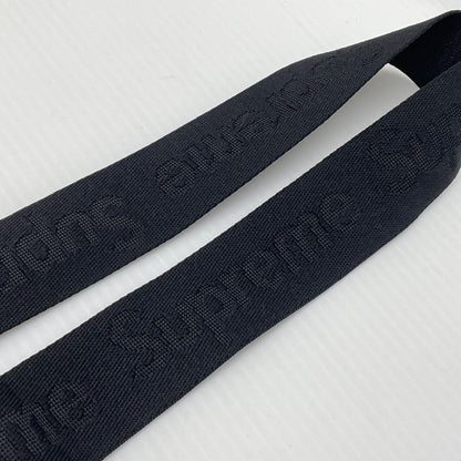 【中古品】【メンズ】 SUPREME シュプリーム 23SS WOVEN SHOULDER BAG 2023年春夏 ウーブン ショルダー バッグ 鞄 149-261004-sa-29-teih カラー：ブラック 万代Net店