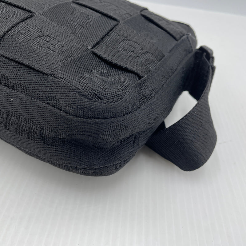 【中古品】【メンズ】 SUPREME シュプリーム 23SS WOVEN SHOULDER BAG 2023年春夏 ウーブン ショルダー バッグ 鞄 149-261004-sa-29-teih カラー：ブラック 万代Net店